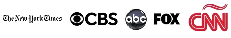 The New York Times, CBS, ABC, FOX, CNN